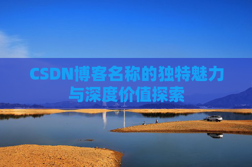 CSDN博客名称的独特魅力与深度价值探索